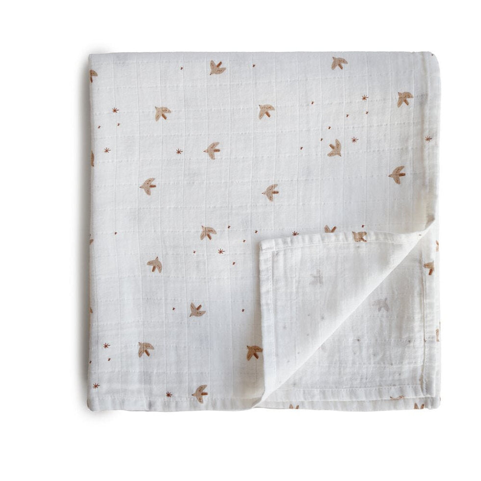 Mushie Muslin Swaddle