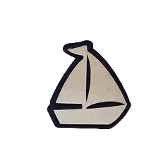 Petal Craft Sailboat Brooch