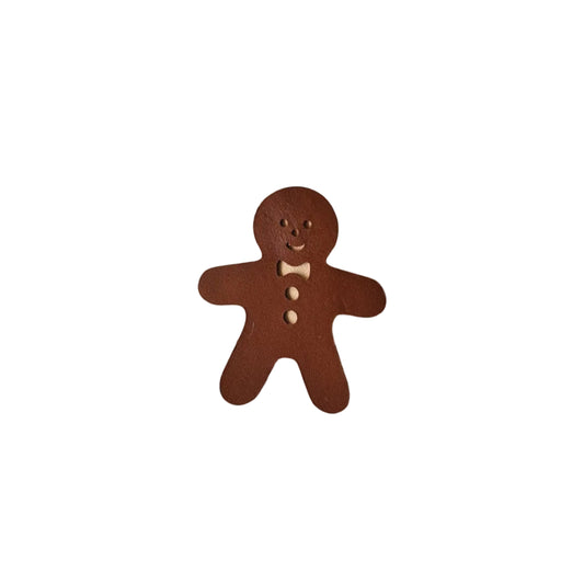 Petal Craft Gingerbread Brooch