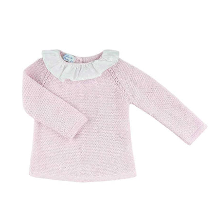Dulce De Fresa Pink & White Knit Set
