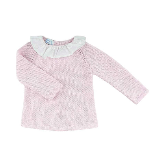 Dulce De Fresa Pink & White Knit Set