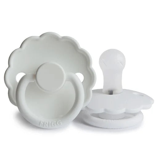 FRIGG Pacifiers 2pk White Daisy SILICONE