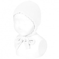 Condor Baby Bonnet White