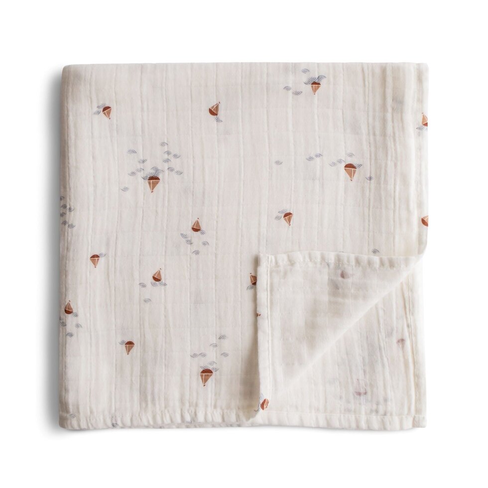 Mushie Muslin Swaddle