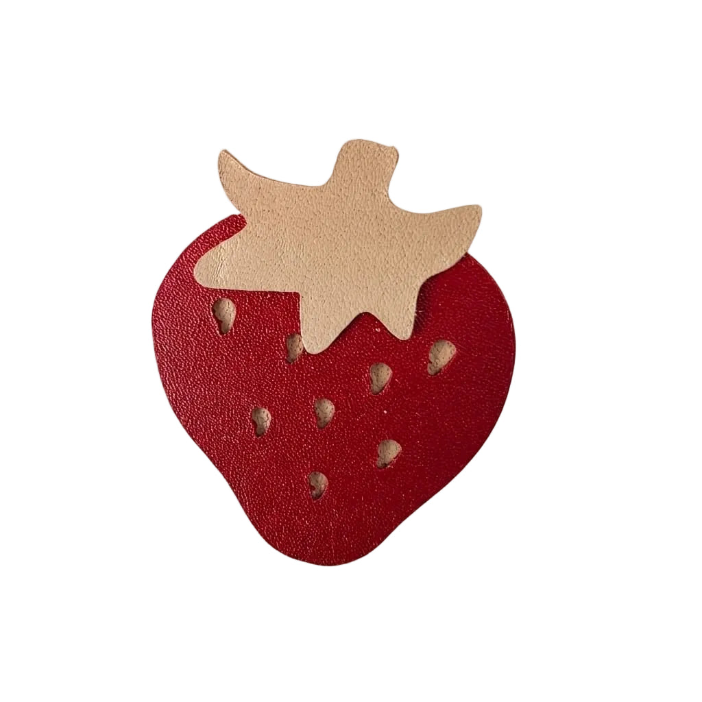Petal Craft Strawberry Brooch