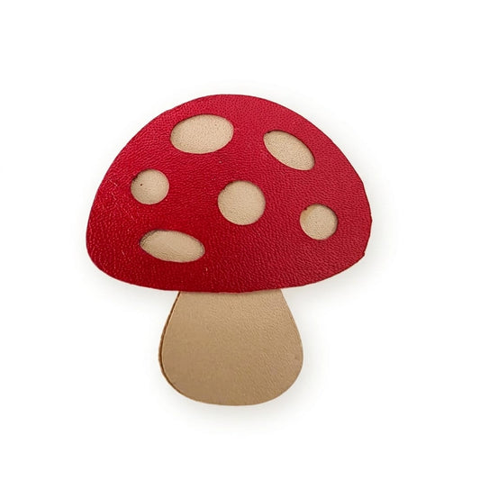 Petal Craft Red Toadstool Brooch