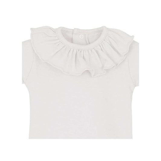 Calamaro Short Sleeve Frill Neck Bodysuit