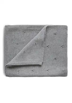 Mushie Cotton Knitted Blanket